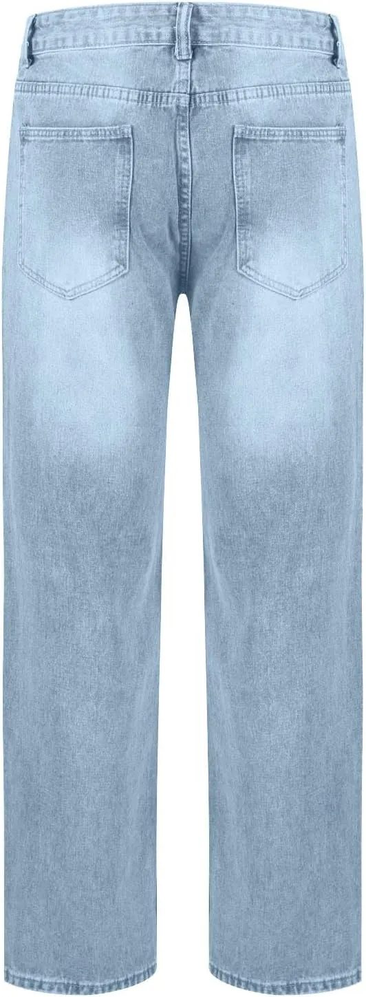 Y2k Baggy Jeans for Men Mexican Big and Tall Denim Jeans Pants Skater Wide Leg Carpenter Pants Streetwear Clothing