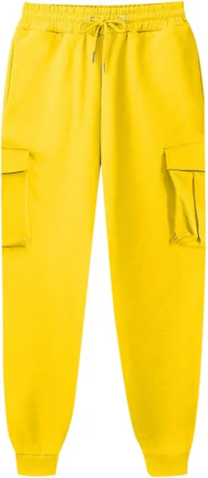 ZDRZK Womens Sweatpants Lace-Up Ankle Length Fleece Jogger Pants with Pockets Hiking Athletic Joggers Pants for Running